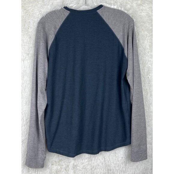 Rumi + Ryder Boys XL 16 Long Sleeve Blue/Gray Shirt Quick Dry Moisture Wicking - Picture 6 of 7